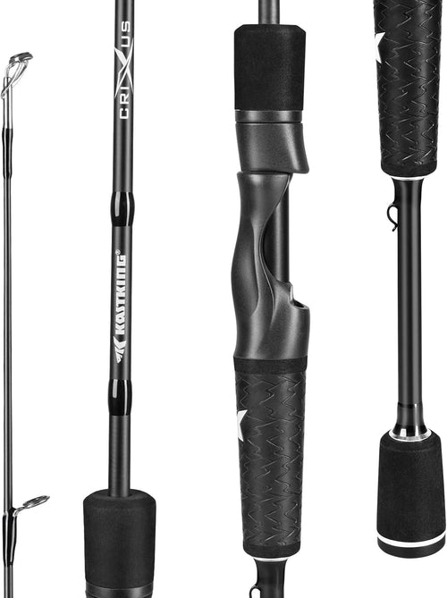 Crixus IM6 Graphite Spinning and Casting Fishing Rods with Zirconium Oxide Ring Stainless Steel Guides and Superpolymer Handle